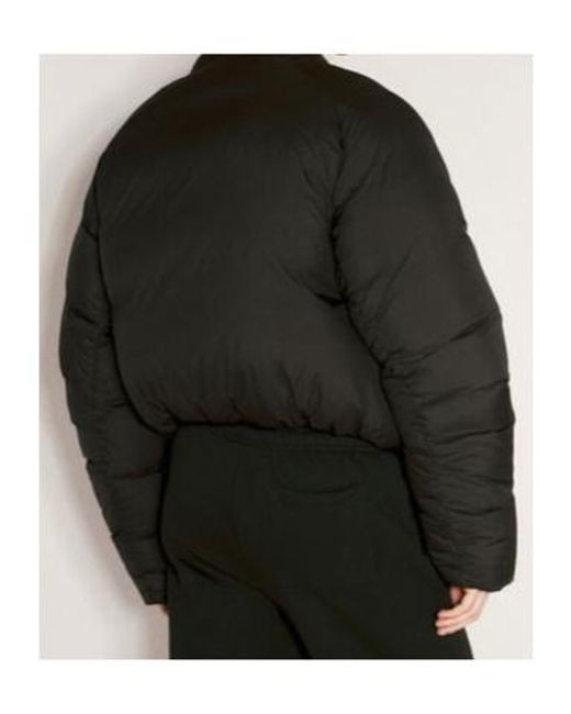 Entire studios Black Pillow Bomber Jacket for men