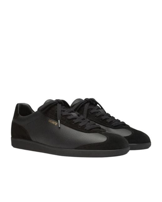 Axel Arigato Black Zane Panelled Sneakers for men