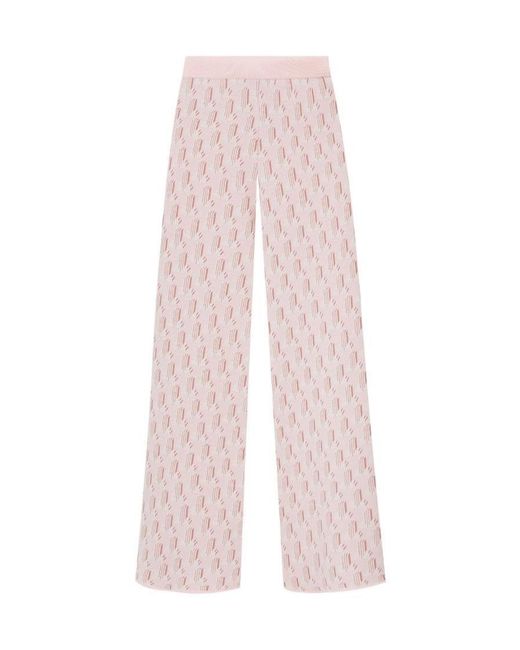 Lanvin Pink Presbyopia Straight Tube Casual Pants