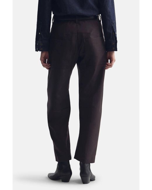 Nili Lotan Gray Casual Trousers With Belt Loops