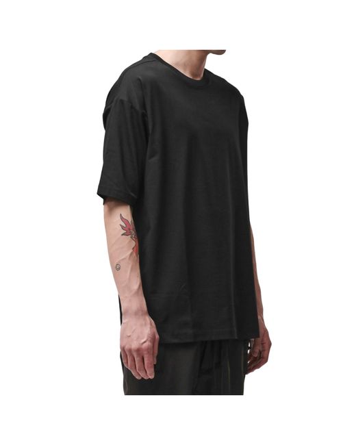 Thom Krom Black Short-Sleeved T-Shirt for men
