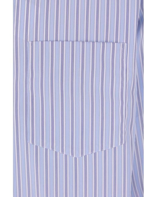 Comme des Garçons Blue Long-Sleeved Shirt for men