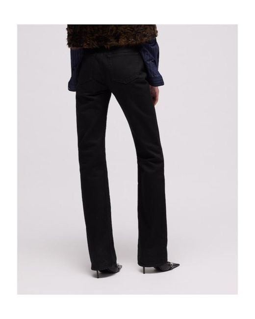 Gucci Black Cotton Denim Pants With Soft Coating