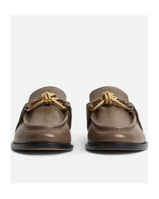 Bottega Veneta Brown Astaire Loafers