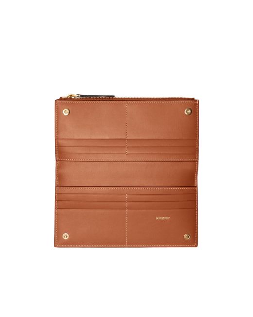 Burberry Natural Large Check Bifold Wallet