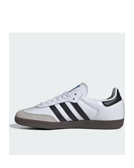 Adidas White Samba Og Sneakers