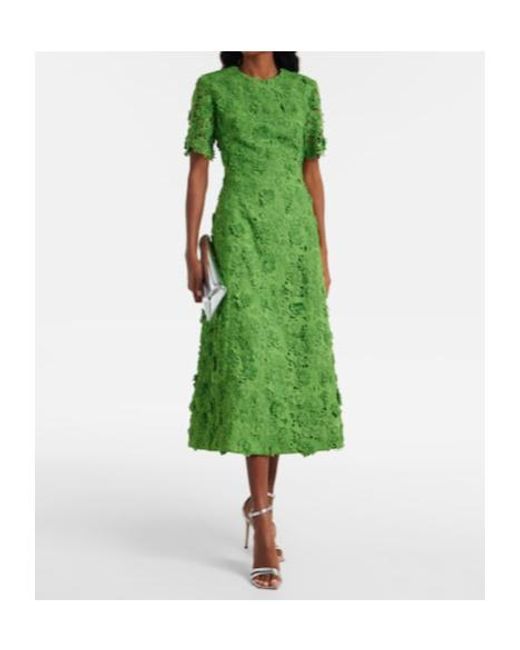 Leo Green Caroline Lace Midi Dress