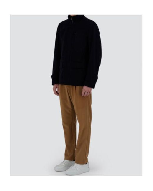 Herno Blue Zip-Up Bomber Jacket for men