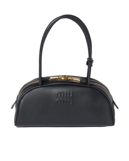 Miu Miu Black Beau Leather Bag