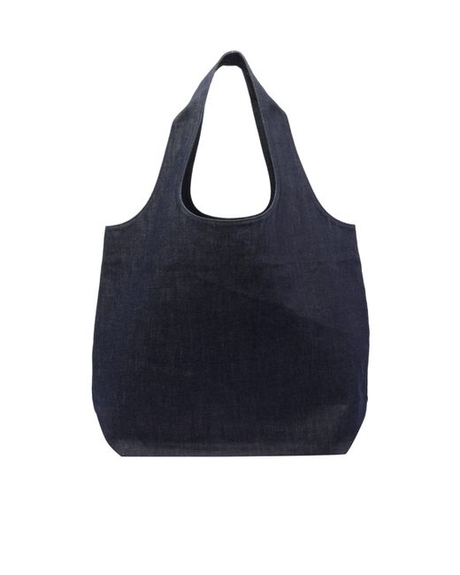 A.P.C. Blue Ninon Tote Bag Canvas Cohiz-M61565