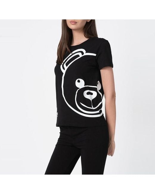 Moschino Black Logo Short-Sleeved T-Shirt