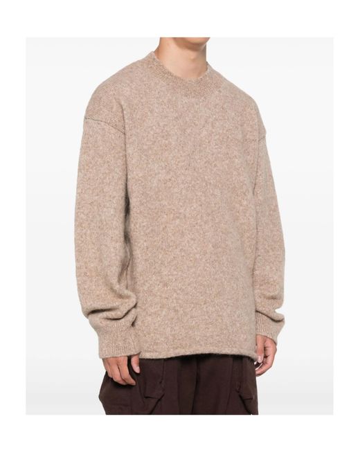 Jacquemus Pink Long-Sleeved Sweater for men