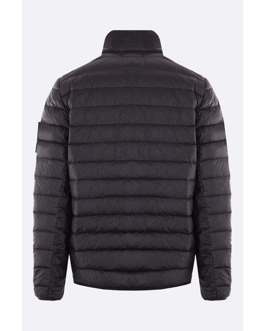 Stone Island Blue Compass-Badge Quilted Jacket for men