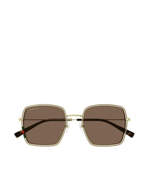 Gucci Brown Eyewear Gg1848S Square Sunglasses