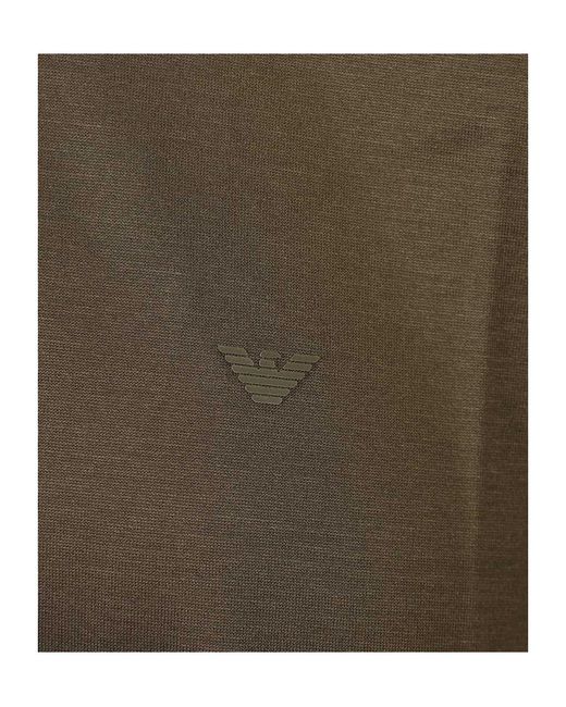 Emporio Armani Green Logo Short-Sleeve T-Shirt for men
