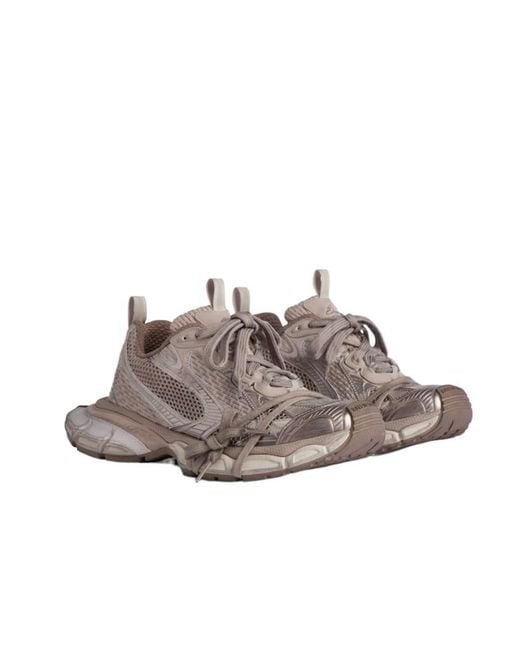 Balenciaga Gray 3Xl Lace-Up Sneakers for men