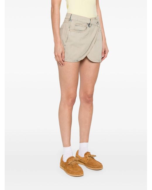 Coperni Natural Denim Mini Skirt
