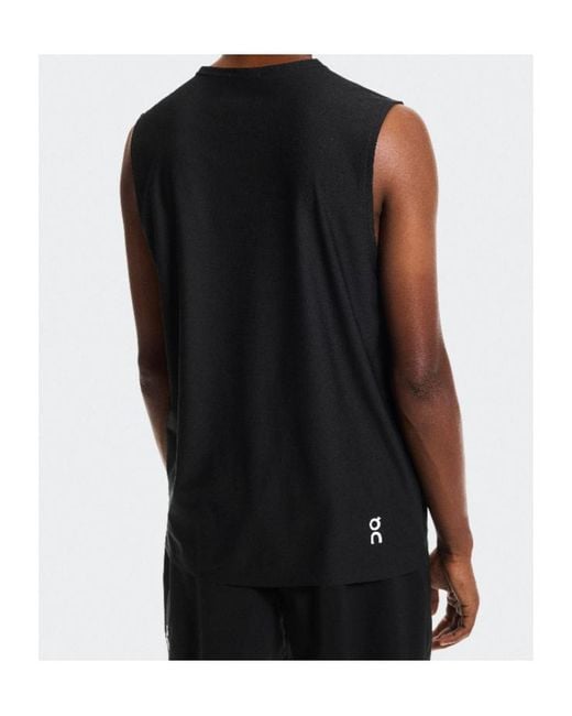 On Shoes Black Court Tank for men