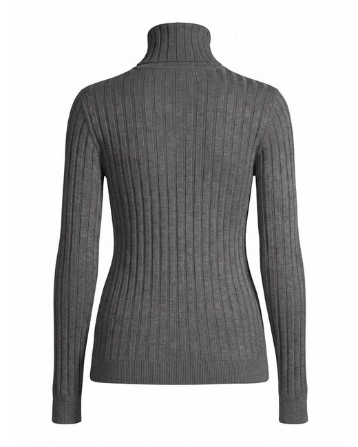 Peserico Black Turtleneck Knit Top