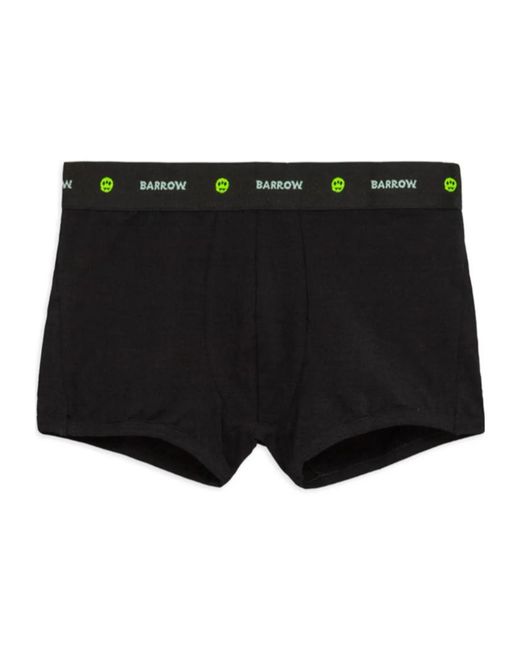 Barrow Black Pack Of 3 Logo Waistband Boxers for men