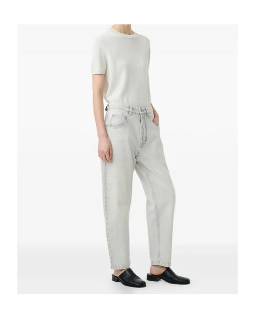 Studio Nicholson White Seren Knit Jumper