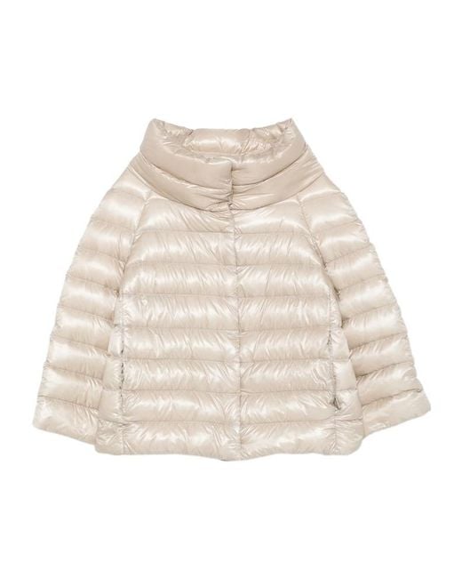 Herno Natural Quilted Down Jacket