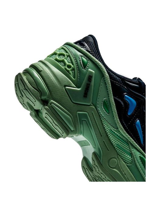 Raf Simons Green Pharaxus Lace-Up Chunky Sneakers for men