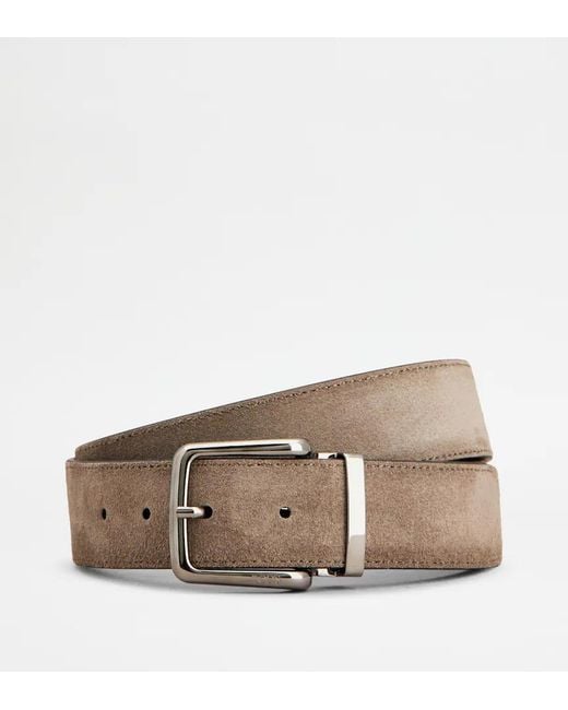 Tod's Black Adjustable Double-Sided Belt for men