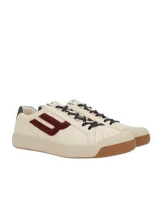 Bally Pink Logo Flocked Low-Top Sneakers for men