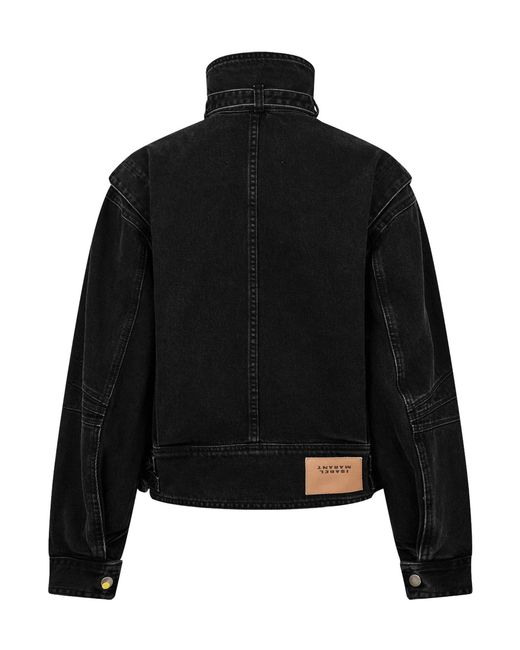 Isabel Marant Black Cowboy Motorcycle Style Jacket
