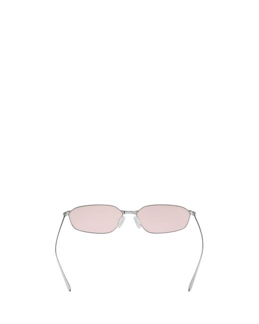 Balenciaga White Eyewear Cat-Eye Sunglasses for men