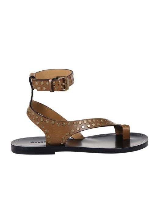 Isabel Marant Metallic Jiona Sandals