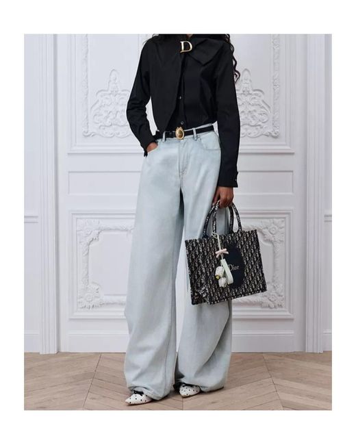 Dior Gray Loose-Fit Jeans