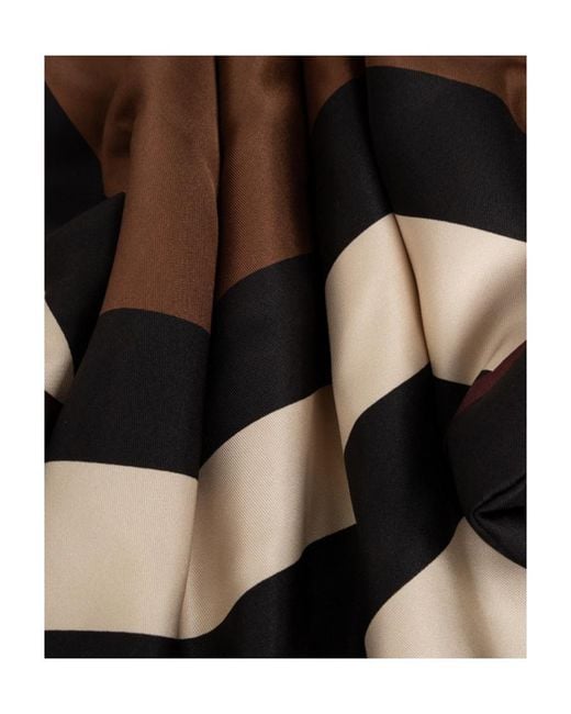 Burberry Black Logo Detail Scarf