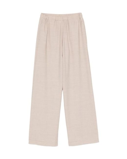 Fabiana Filippi White Elasticated Waistband Trousers