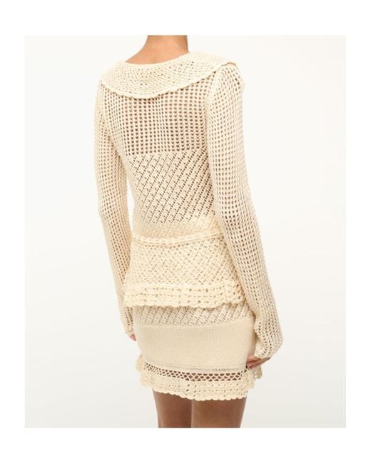 Staud Natural Long-Sleeved Sweater