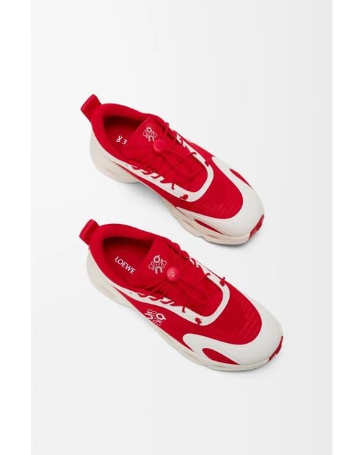 Loewe Red Cloudsolo Sneaker for men