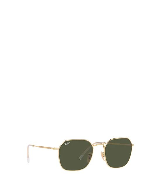 Ray-Ban Green Jim Square Frame Sunglasses for men