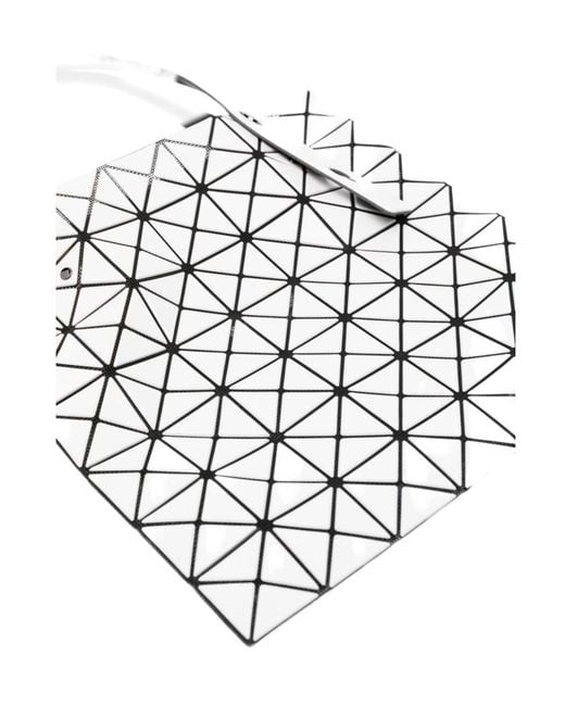 Issey Miyake White Prism Matte Tote Bag