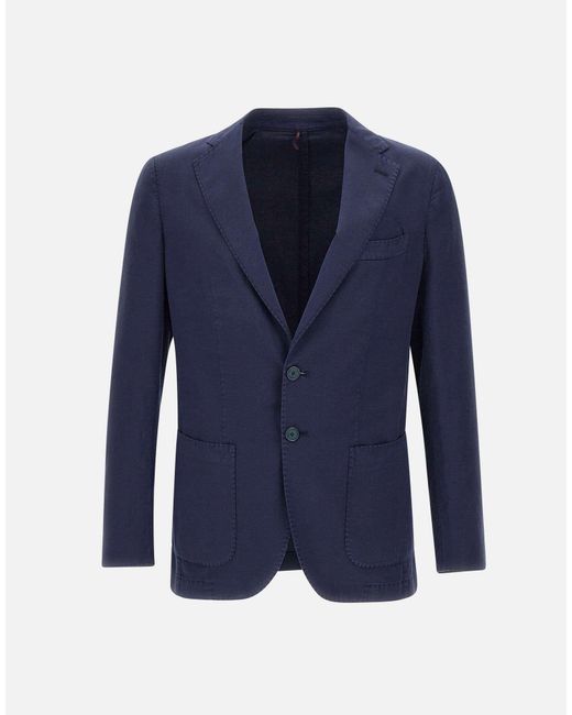 Biagio Santaniello Blue Santaniello Biagio Jackets for men