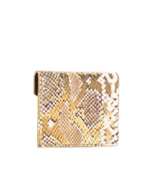 Pinko Natural Galleria Flat Card Holder