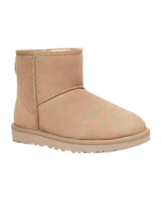 Ugg Natural Classic Mini Ii Ankle Boots