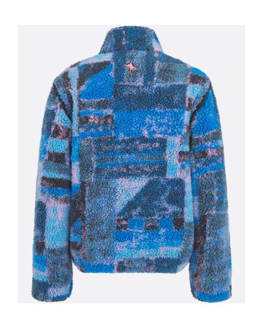 Dior Blue And Lewis Hamilton Zipped Jacket With Removable Sleeves for men