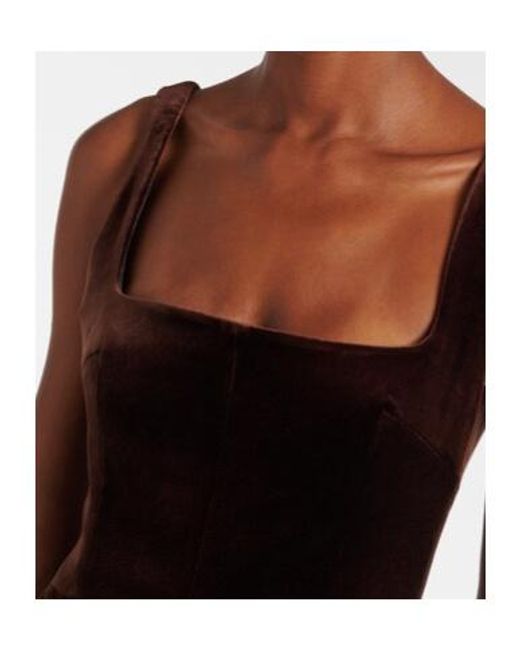 Galvan Multicolor Vesper Velvet Jumpsuit