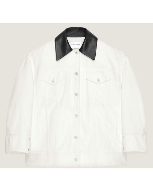 Givenchy White Cocoon Jacket