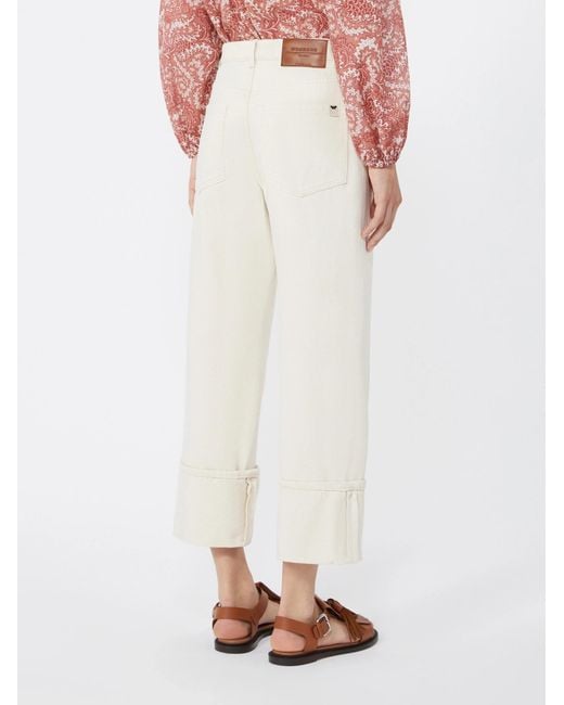 Weekend by Maxmara White Gesto Straight Leg Pants
