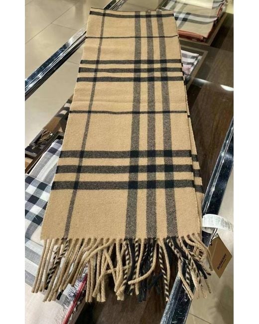 Burberry Multicolor Fringed Scarf