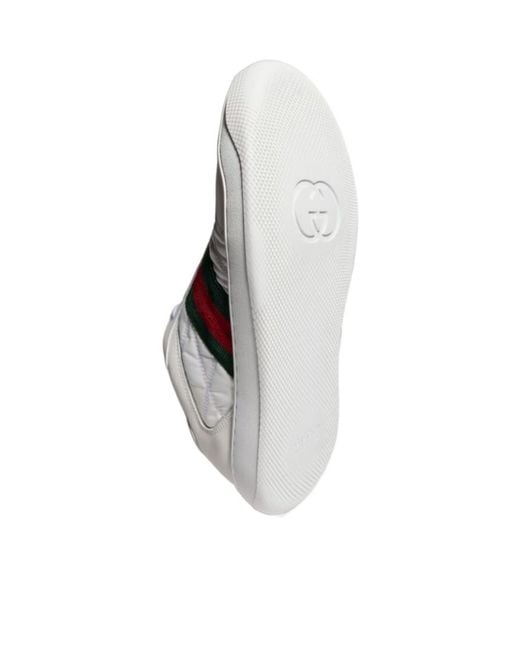 Gucci White Screener Sneaker