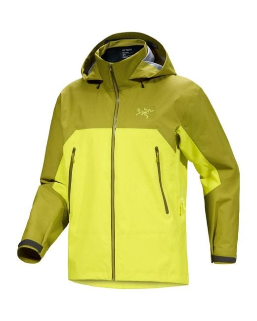 Arc'teryx Yellow Beta Ar Jacket for men