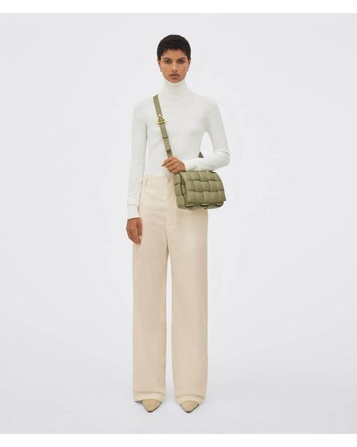 Bottega Veneta Green Padded Cassette Shoulder Bag